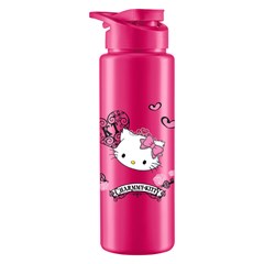 Garrafa de plastico 750ml hello kitty charmy coracao