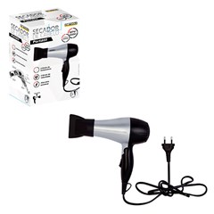 Secador de cabelo bivolt 1200w cinza/preto ar0881 cx:006