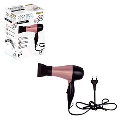 Secador de cabelo bivolt 1200w rosa/preto ar0882 cx:006