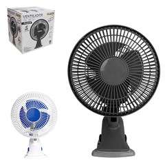 Ventilador de mesa portatil 127v 25w 33x22x20cm base presilha ar0972  cx:008