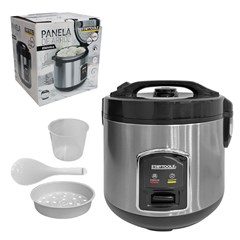Panela de arroz eletrica 127v 1l inox ar0979