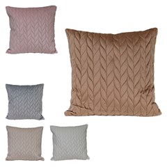 Capa de almofada drapeada poliester  45x45cm     cx:120