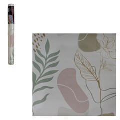 Papel de parede rolo autoadesivo flores  45cmx5m  cx:060