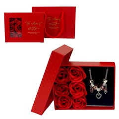 Caixa presente c/pulseira love sort 13,5cm 7336 cx:120