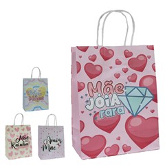 Sacola de presente maes 27cm sort 7382       cx:480