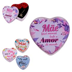 Caixa de presente c/colares sortidos maes 12cm 7369 cx:144