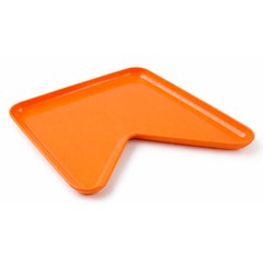 Bandeja bandeirinha de plast 23cm            cx:120