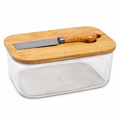 Porta frios bambu c/2pcs 20cm                cx:048