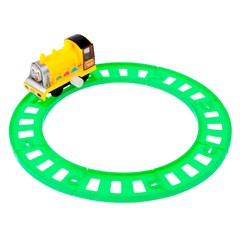 Trenzinho a corda 9 pecas trilho redondo     cx:00144