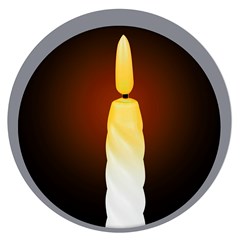 Vela artificial espiral 25cm            cx:00192