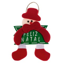 Enfeite c/placa 4 design 10x18cm