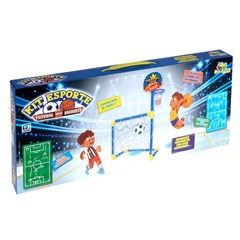 Trave de futebol e basquete infantil 57x33x83cm