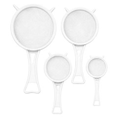 Peneira plast kit c/4pcs
