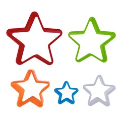 Forma p/modelar plast c/5pcs