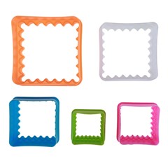 Forma p/modelar plast c/5pcs