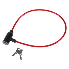 Cadeado bike c/chave 6mmx62cm