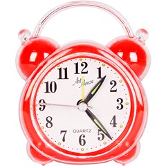 Relogio despertador 11x9cm red double