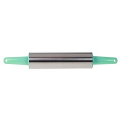 Rolo de massa inox cabo plast. 35cm
