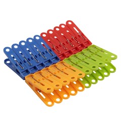 Prendedor plast c/20pcs