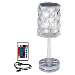 Luminaria de mesa cristal butter 25x8,5cm               cx:008