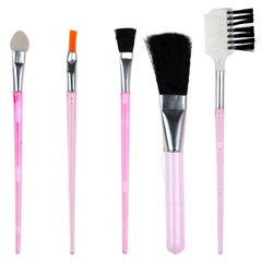 Pincel maquiagem de bolsa c/5pcs