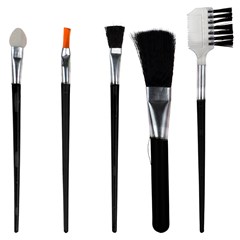 Pincel maquiagem de bolsa c/5pcs