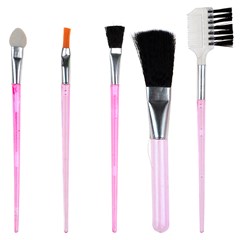 Pincel maquiagem de bolsa c/5pcs