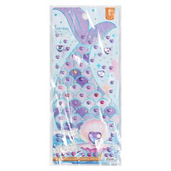 Adesivo strass sereia 20x10cm                cx:360