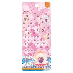 Adesivo strass sereia 20x10cm                cx:360
