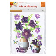 Adesivo decorativo flor 40x30cm