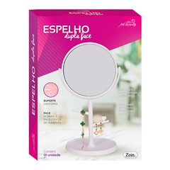Espelho dupla face c/suporte e gancho 15x31c