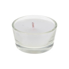 Vela aromatica 2pcs castical vidro 5x3cm     cx:072