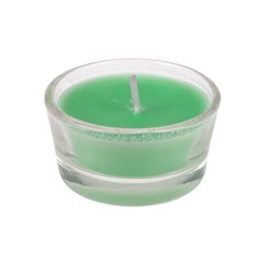 Vela aromatica 2pcs castical vidro 5x3cm     cx:072