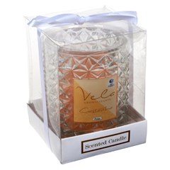 Vela aromatica castical diamon 8x9cm         cx:036