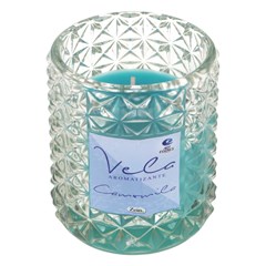 Vela aromatica castical diamon 8x9cm         cx:036