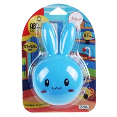 Abajur de tomada coelho bivolt 7,5cm