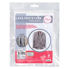 Capa protetora para roupa c/ ziper 60x120cm