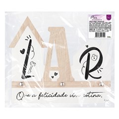 Placa 26x22cm lar