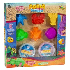 Kit*** areia com piscina e animais marinhos