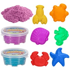 Kit*** areia com piscina e animais marinhos