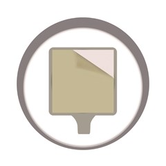 Gancho ades inox quadr 3pcs