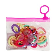 Elastico cabelo fino bolsa 6un c/18pcs  cx:072