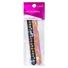 Lixa de unha com 2pcs 2x12x0,3cm             cx:144