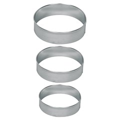 Molde p/biscoitos 3pcs