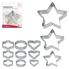 Molde p/biscoitos 3pcs