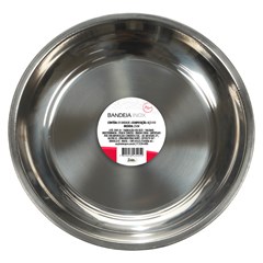 Bandeja inox 25cm                            cx:144