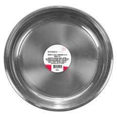 Bandeja inox 30cm                            cx:120