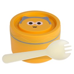 Lancheira plast inf c/colher 12,5x8,4cm          cx:024