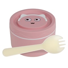 Lancheira plast inf c/colher 12,5x8,4cm          cx:024