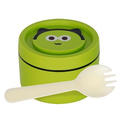 Lancheira plast inf c/colher 12,5x8,4cm          cx:024